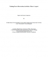 Valuing Forest Recreation Activities 2006: Phase 1 Report